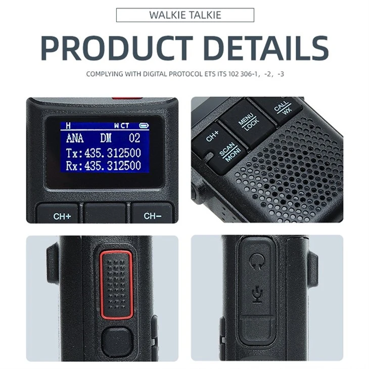 Mini Digital Walkie Talkie